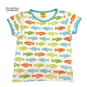 DUNS Sweden Sz 110 (5Y) Fish Ringer Tee Shirt